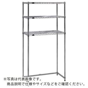 TRUSCO  スチール製メッシュラック下段開放型 W1205XD457XH1533 棚板3枚 ( TME-SB-5443 ) トラスコ中山(株)｜orangetool