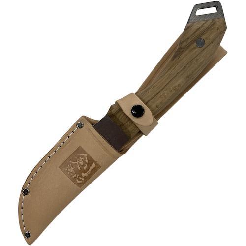 グリーンクロス 剣謙心 『アウトドアナイフ Yaiba S 樫ハンドル』『ナイフケース』セット ( ...