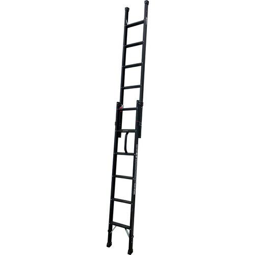 アルインコ ハンディロックラダー ブラックカラー 2.00~3.40m 最大使用質量100kg  (...