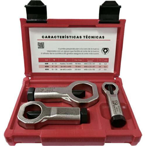 FORZA ナットブレーカーセット 4~36mm (超強力ブレード) ( 6300MI ) FORZ...