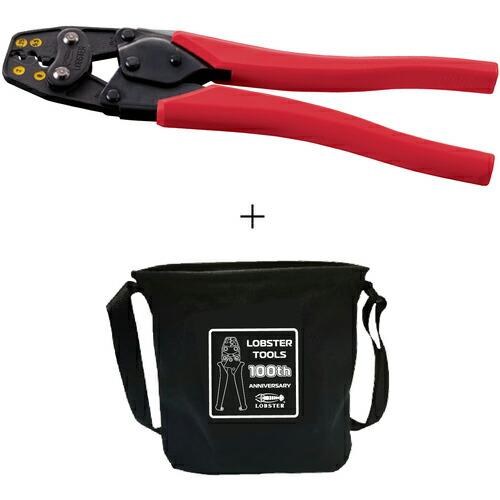 エビ 圧着工具 エビ 裸圧着端子用圧着工具 使用範囲1.25・2・5.5・8+電工バケツセット ( ...