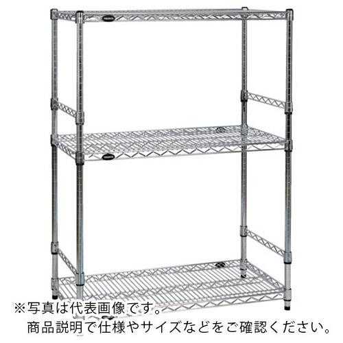 TRUSCO スチール製メッシュラック W905XD457XH1228 3段  サイドバー付 ( T...
