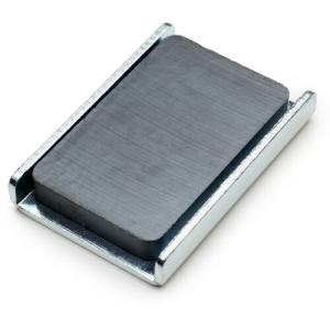 MAGEVER フェライト磁石 キャップマグネット 角型 45L(テープ付) ( 3C3045LT4120 ) (株)マグエバー｜orangetool