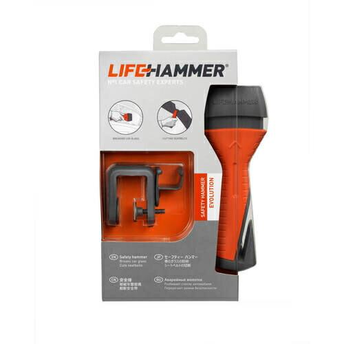 ライフハンマー 車載緊急脱出ツール ライフハンマーエボリューション  ( HENO2QCSBL )
