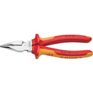 KNIPEX 絶縁ニードルノーズペンチ 185mm 1000V ( 0826-185 )｜orangetool