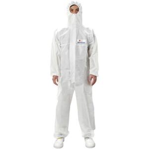 シモン 防護服 ミクロテクター5型 L ( MICROTECTER5-L ) (10着セット) (株)シモン (メーカー取寄)｜orangetool