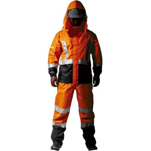 シモン 作業用雨具 高視認性レインウェア SRW-HVB L ( SRWHVB-L ) (株)シモン...