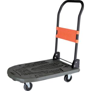 TRUSCO 樹脂台車 カルティオ(新型) 780X490 折畳 オリーブドラブ ( MPK-780-OD ) トラスコ中山(株)｜orangetool