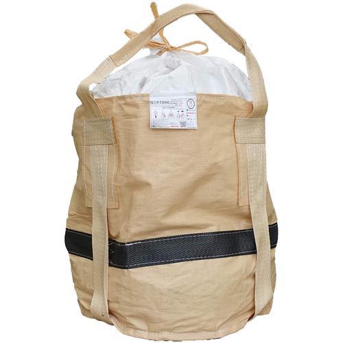 グリーンクロス コンテナバッグ 丸型 漏れ防止タイプ 容量200L 耐荷重1000kgタイプ 排出口...