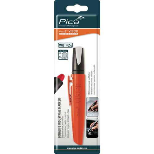 ピカマーカー パーマネントマルチマーカー&quot;VISOR&quot;  白 ブリスターパック ( 99052SB0...