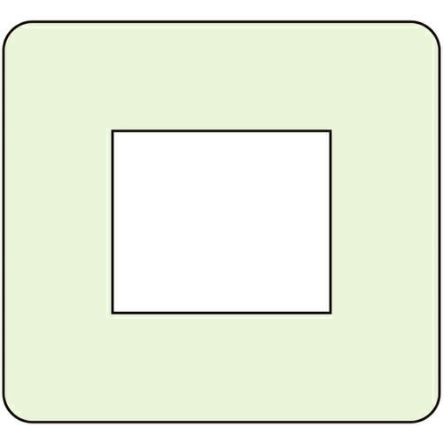 ユニット 蓄光スイッチステッカー小 ( 863-689 ) ユニット(株) (メーカー取寄)