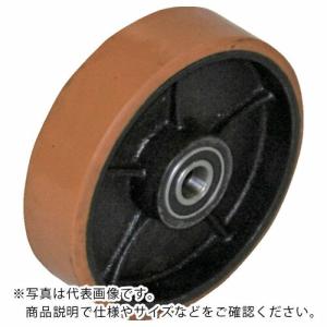 TRUSCO THP10ー510N、612N、48N用ステアリングホイールアッセンブリーφ160×50 ベアリング入りナイロンキャスター ( THP10-NHA16050 )【2個セット】｜orangetool