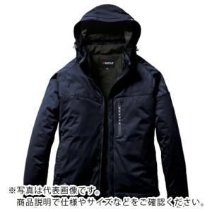 BURTLE ストレッチフーディ防寒ジャケットネイビー ( 3260-3-M ) (株)バートル｜orangetool