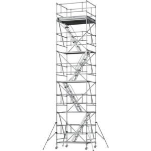 PiCa パイプ製足場PSW型キャスター付き 4段 ( PSW-15018-4BB )｜orangetool