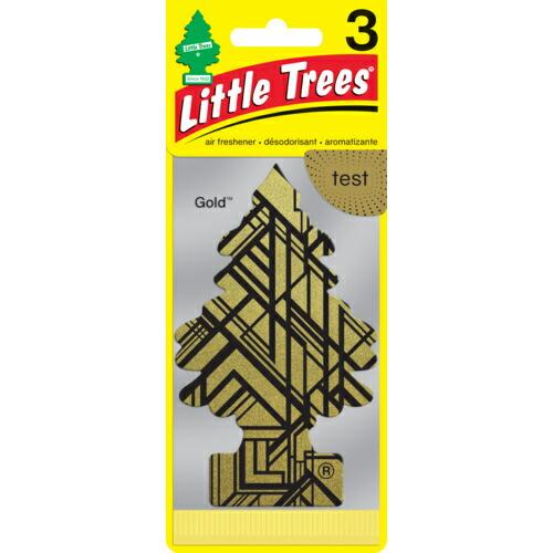 リトルツリーズ LT エアーフレッシュナー 3P - Gold(ゴールド) ( LT304 )
