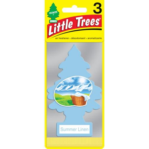 リトルツリーズ LT エアーフレッシュナー 3P - Summer Linen(サマーリネン) ( ...