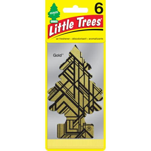 リトルツリーズ LT エアーフレッシュナー 6P - Gold(ゴールド) ( LT655 )