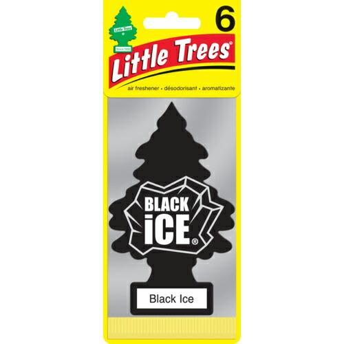 リトルツリーズ LT エアーフレッシュナー 6P - Black Ice(ブラックアイス) ( LT...