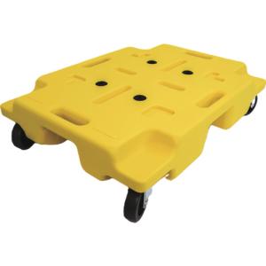 エクソム スタッキング式平台車 カサネル 4560F(イエロー) 600×450 ( 4560F-YE )｜orangetool