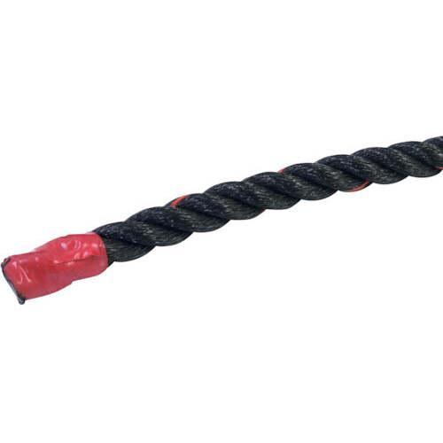 グリーンクロス ポリエチレンロープ 黒 少し軟打 32mm×400m ( 6300059444 )