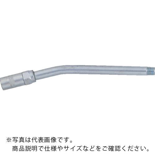 TRUSCO グリスガン用 ハイドロチャックノズル 170mm(曲げ) ( GHX-3C-A )