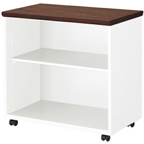 NAIKI サイドワゴン サイドワゴン/天板:ダークウォールナット 本体:クリアーホワイト/W700...