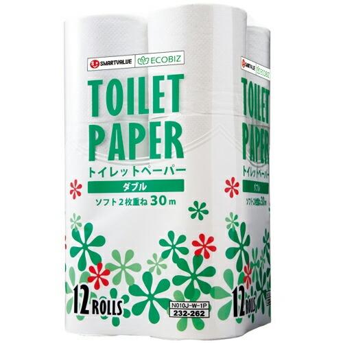 SV 240034)トイレットペーパーW 96個  ( N010J-W-8P ) プラス(株) (メ...