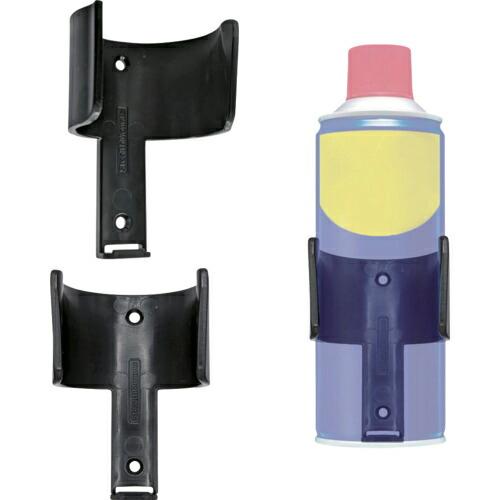 ステルスマウント スプレー缶ホルダー(2個入り)ブラック ( OM-CAN-BLK-2 )