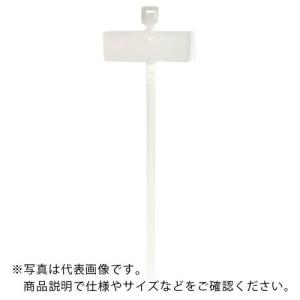 TY-Rap Ty-Rap(タイラップ)識別タグ付きマーキングタイ標準(ナチュラル色)(大袋) ラベル寸法25.4×7.9mm 幅2.4×長さ210mm 1000本入り ( TY512M )｜orangetool
