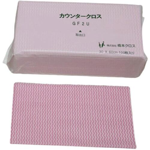 橋本クロス カウンタークロスGF2U(レギュラー)ピンク 薄手 (100枚入) ( GF2UP ) ...