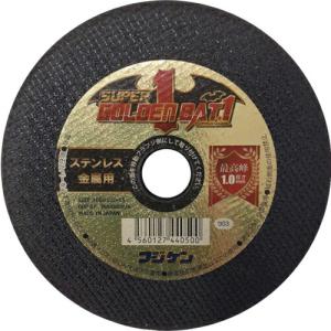フジケン スーパーゴールデンバットワン 105×1.0×15 ( 20112001 ) (5枚セット) 富士研削砥石(株)｜orangetool