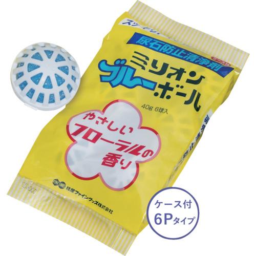 桂屋ファイングッズ トイレ用 防臭剤・尿石付着防止剤 ミリオンブルーボール容器付き6p ( 1002...