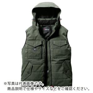 BURTLE 防寒ベストミルスグリーン ( 5054-14-XL ) (株)バートル｜orangetool