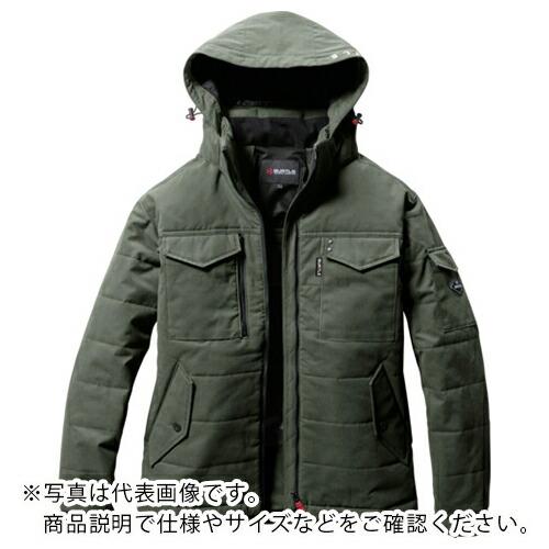 BURTLE 防寒ジャケットミルスグリーン ( 5050-14-XL ) (株)バートル