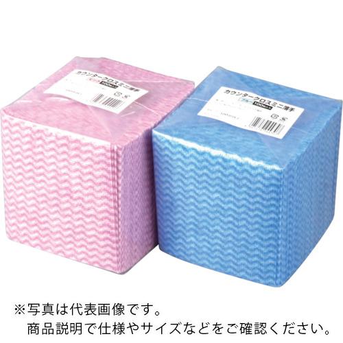 MISM カウンタークロス ミニ薄手 100P 250×250 ブルー ( 944307 )