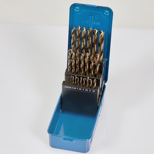 TRUSCO コバルトハイスストレートドリル 25本組セット(スチールケース付) ( TCSD-25...