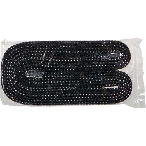 TRUSCO 一発判明カラフル靴ひも 120cm 黒(シルバーラメ) ( SKH-SV-BK )