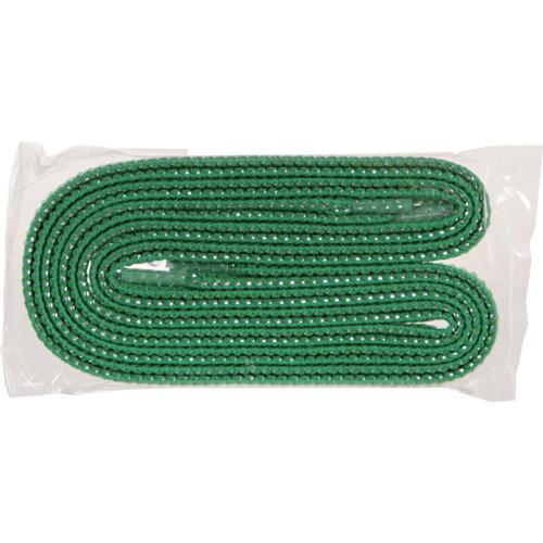 TRUSCO 一発判明カラフル靴ひも 120cm 緑(シルバーラメ) ( SKH-SV-G )