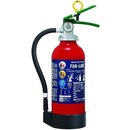 NDC ABC粉末消火器 本体 4型 蓄圧式 ( PAN-4AWE ) 日本ドライケミカル(株)