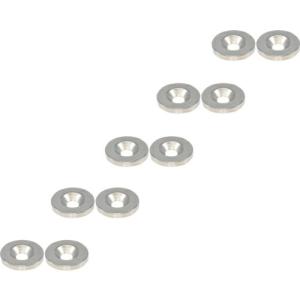 TRUSCO まとめ買い ネオジム丸形磁石 皿ねじ穴付 外径25mmX4mm M6 10個入 ( T25R04-M6-10P )｜orangetool