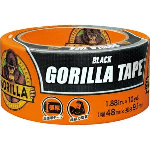 KURE 強力補修テープ ゴリラテープ ブラック 48mm×9.1m×厚さ0.43mm ( NO1788 ) 呉工業(株)｜orangetool