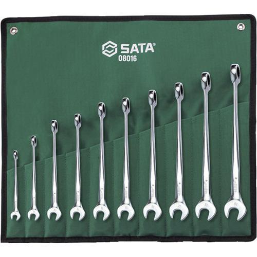 ＳＡＴＡ　Ｘ−ＢＥＡＭ　コンビネーションラチェットレンチセット（１０点） ( 08016 )