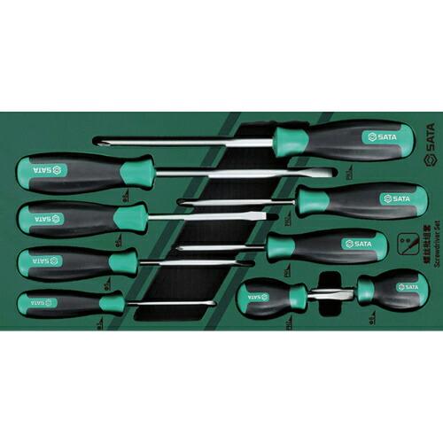 SATA ドライバー 9点 セット トレー入り ( 09913A )