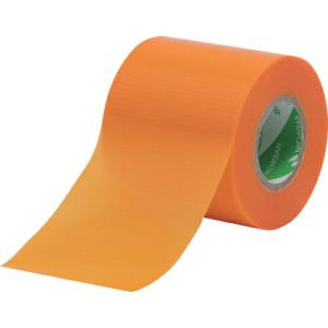ニチバン せこたん湿潤コンクリート用粘着テープ  幅50mmX10m巻  1巻入 橙   ( WCT-50 )｜orangetool