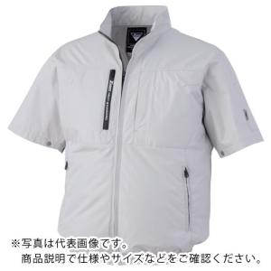 XEBEC 空調服半袖ブルゾン シルバーグレー ( XE98034-22-L )｜orangetool