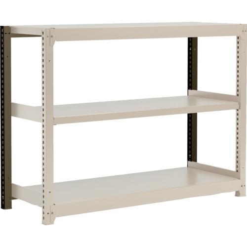 TRUSCO スチールラック M2型軽中量棚 1160X450XH900 3段 単体 ネオグレー ネ...