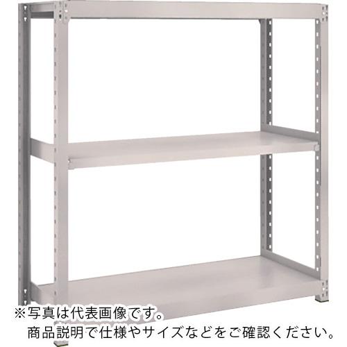 TRUSCO スチールラック M2型軽中量棚 1460X600XH900 3段 単体 ネオグレー ネ...