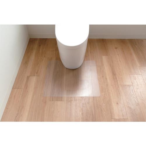 オカ 透明マット トイレマット 約55×60cm ( 58765 )