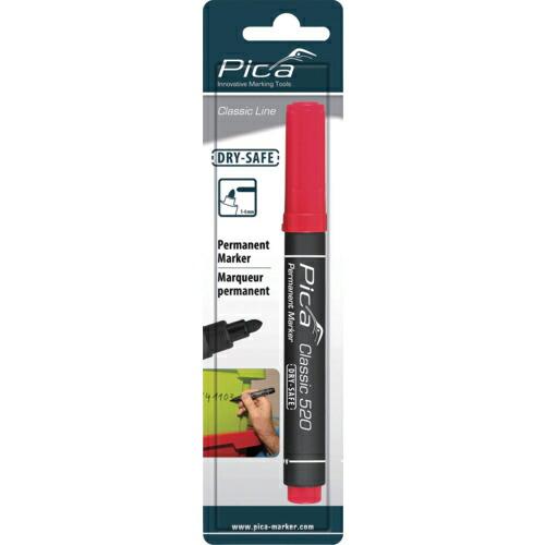 ピカマーカー パーマネントマーカー&quot;Classic&quot; 赤(中字) ( 52040SB )