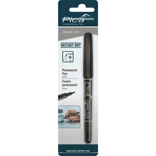 ピカマーカー パーマネントペン&quot;Classic&quot; 黒(細字) ( 53446SB )
